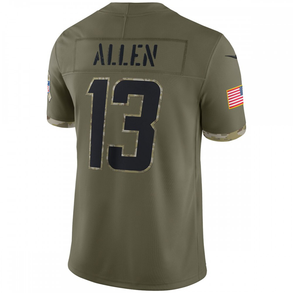 Keenan Allen Los Angeles Chargers Nike 2022 Salute To Service Limited Jersey - Olive-GridironStore
